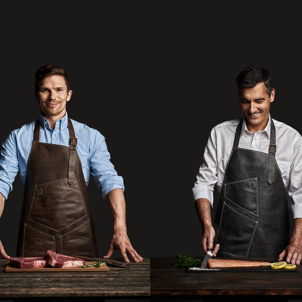 Leder Grillschürzen für die Gastronomie