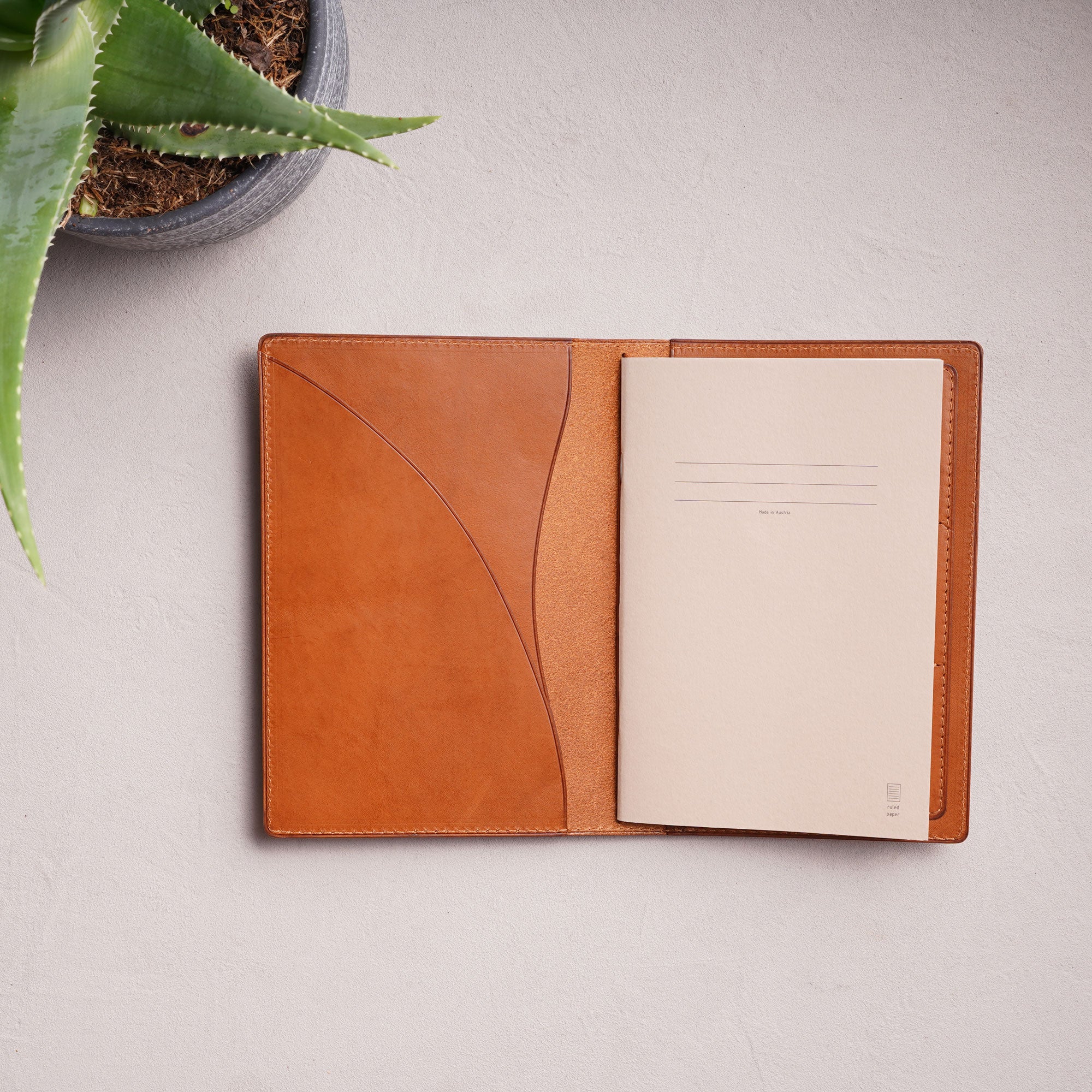 portfolio en cuir