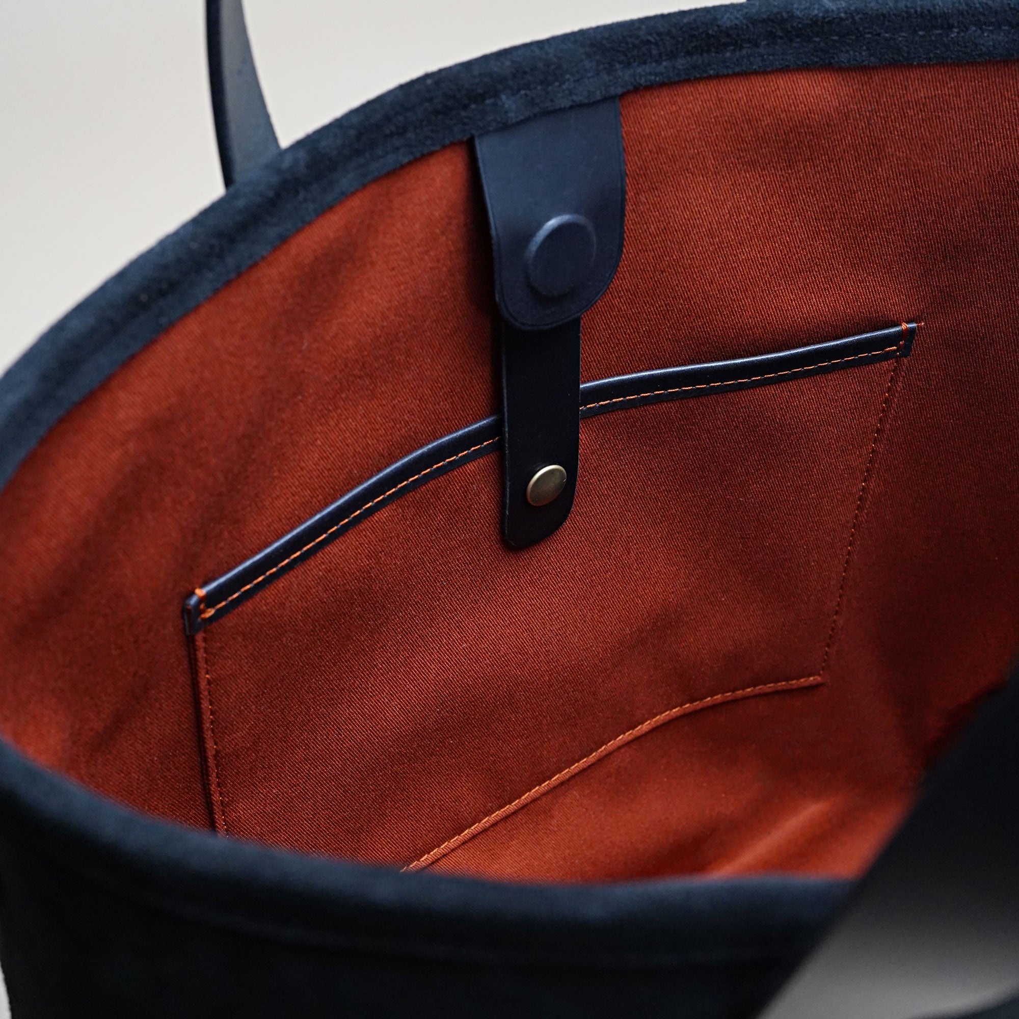Suede Tote for Work