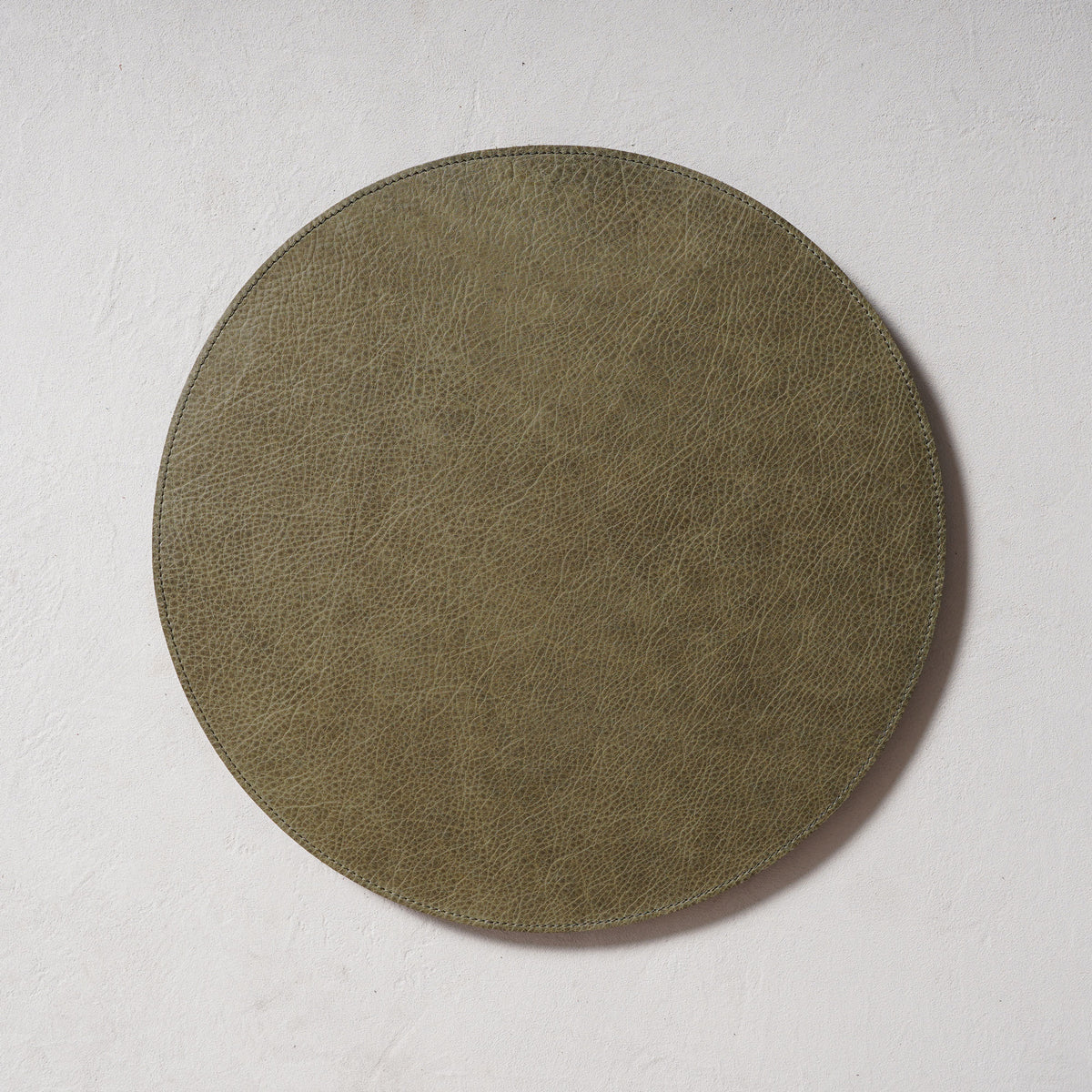 Set de table en cuir 'Rond'
