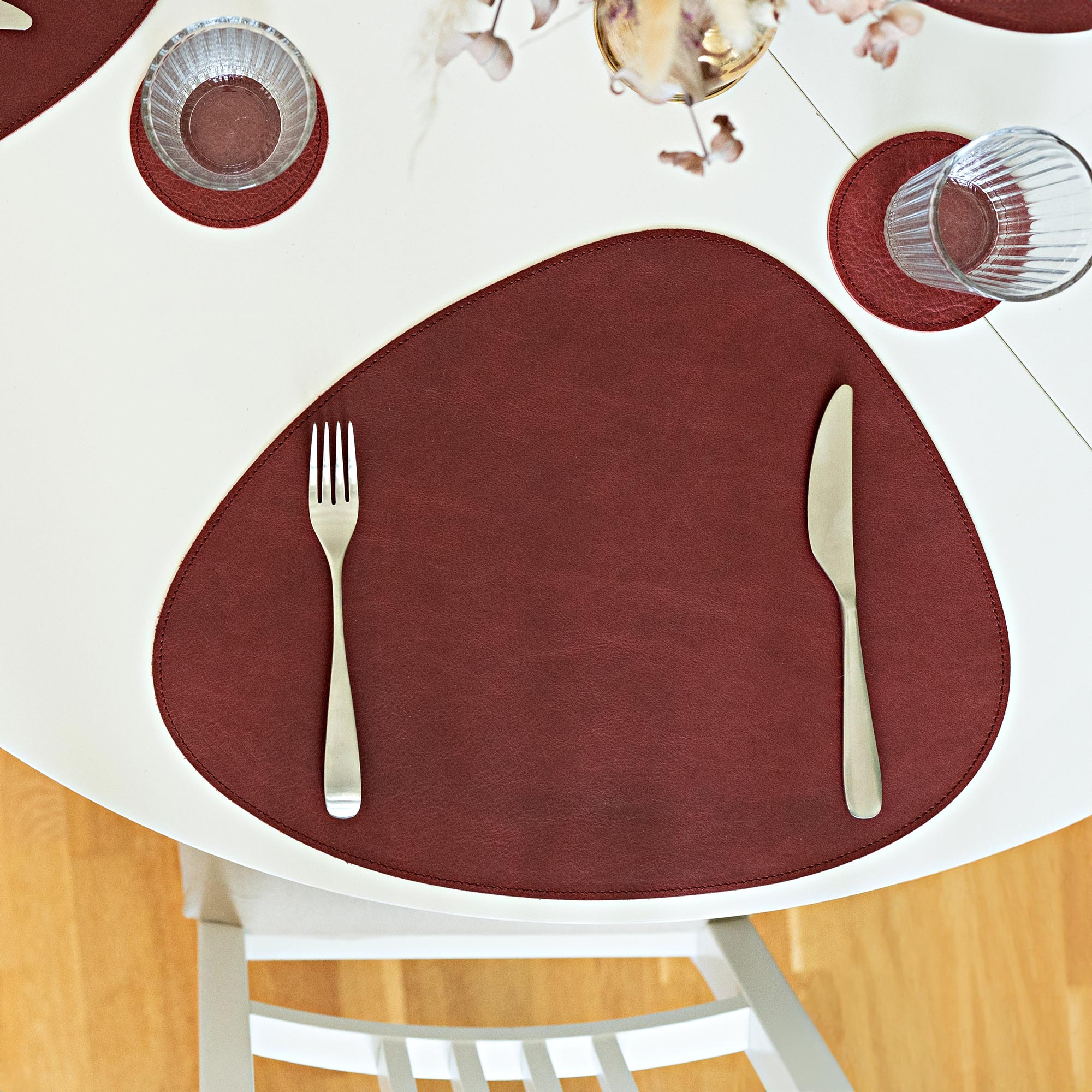 Echtleder Tischset "Organic"