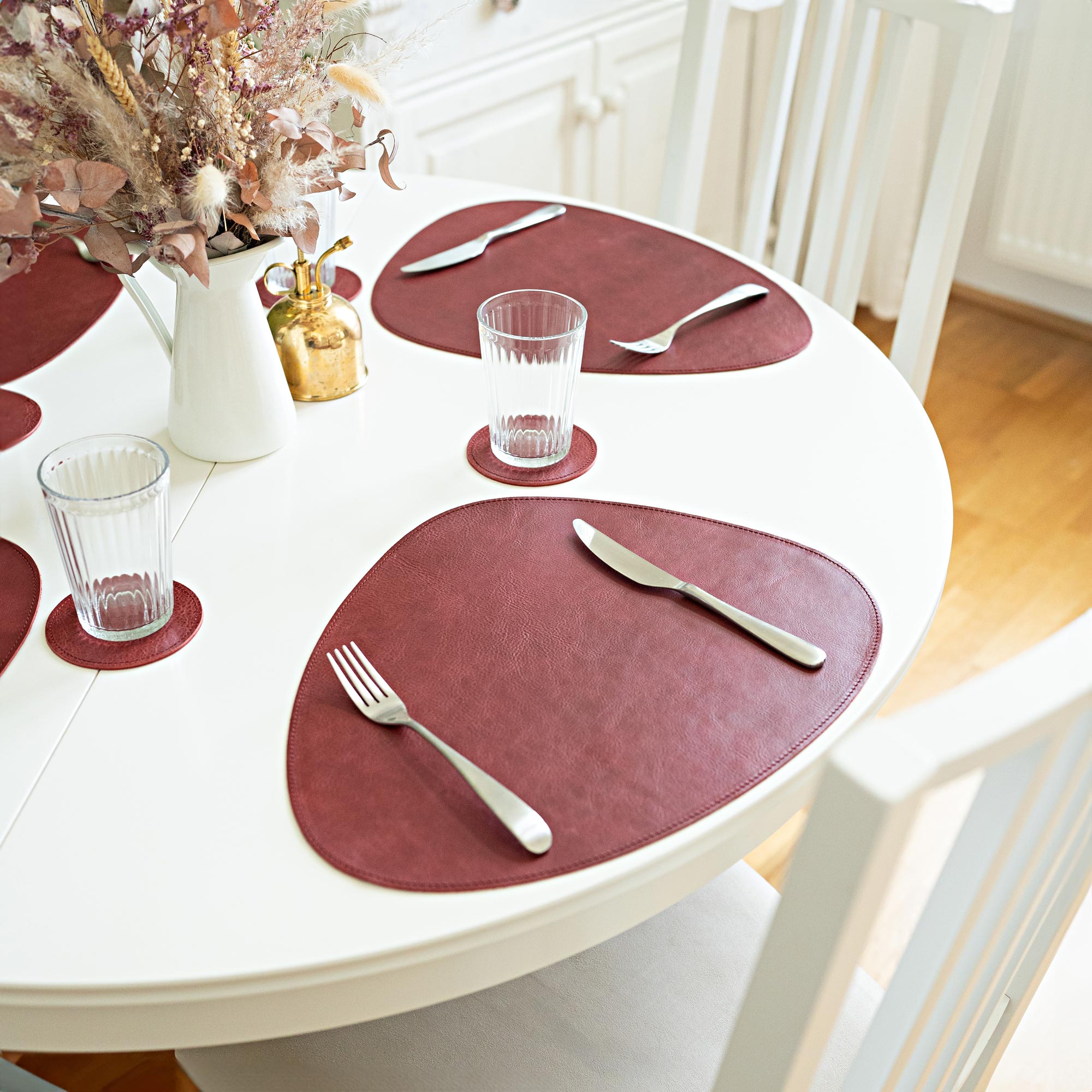 Echtleder Tischset "Organic"