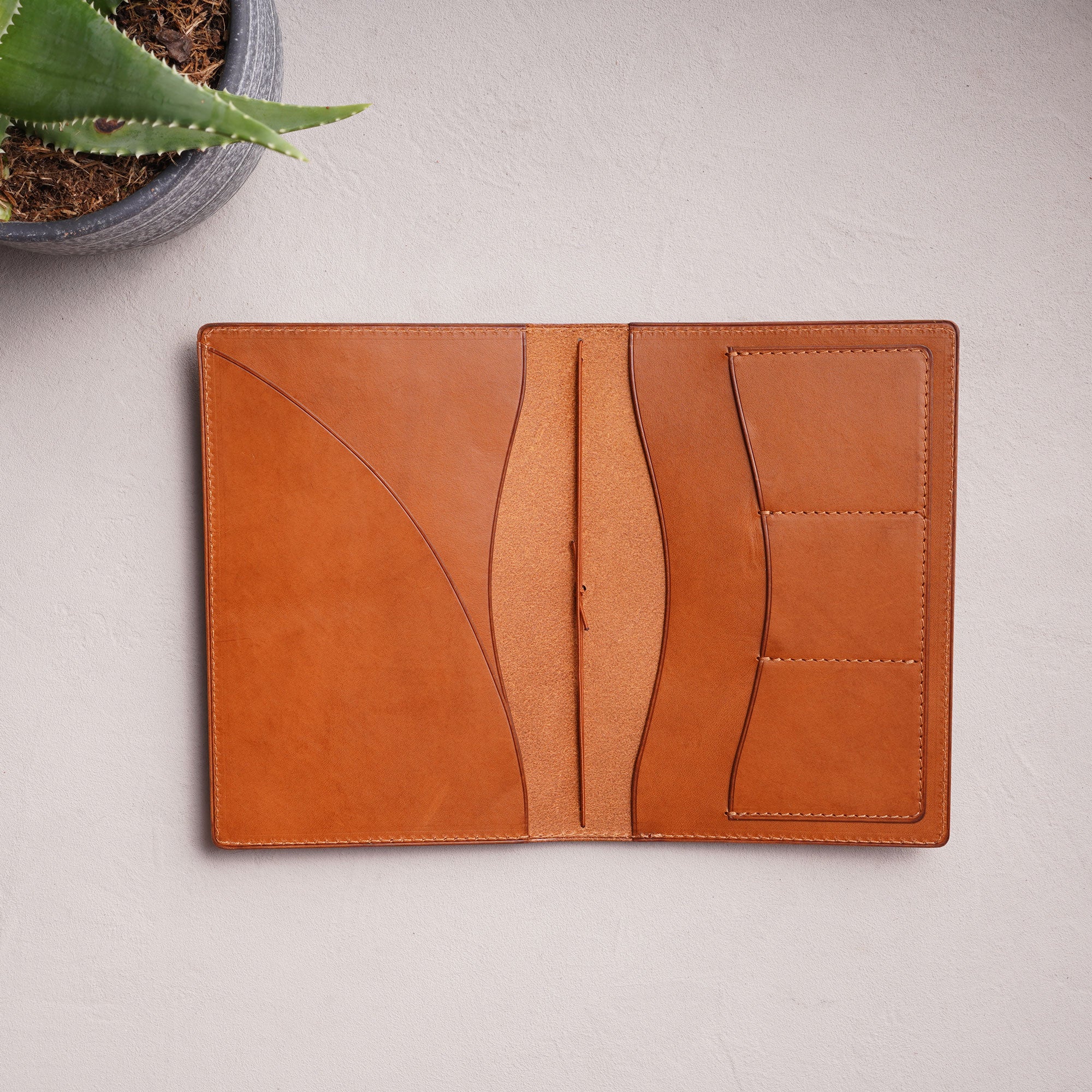 portfolio en cuir