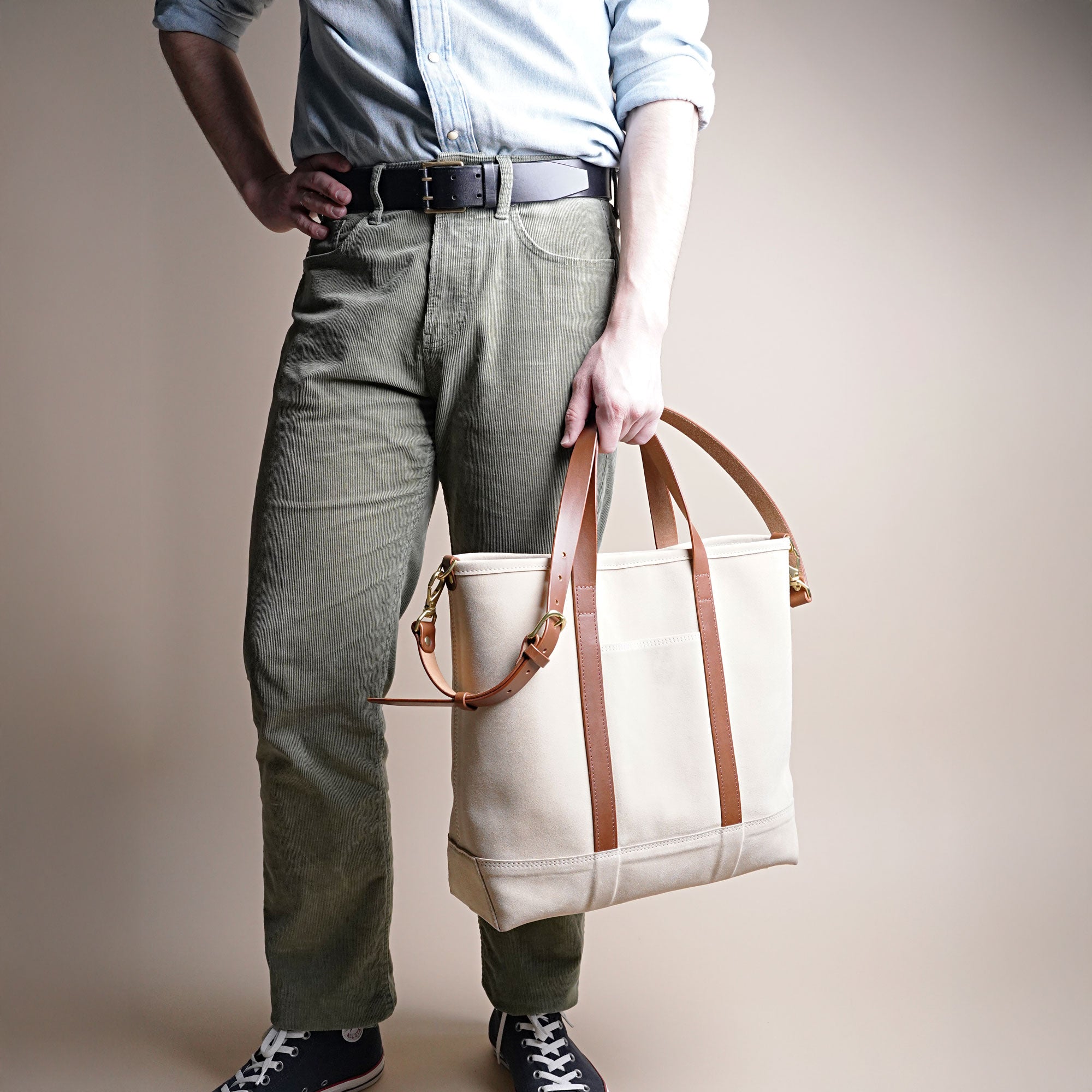 Tote-bag en daim pour le travail