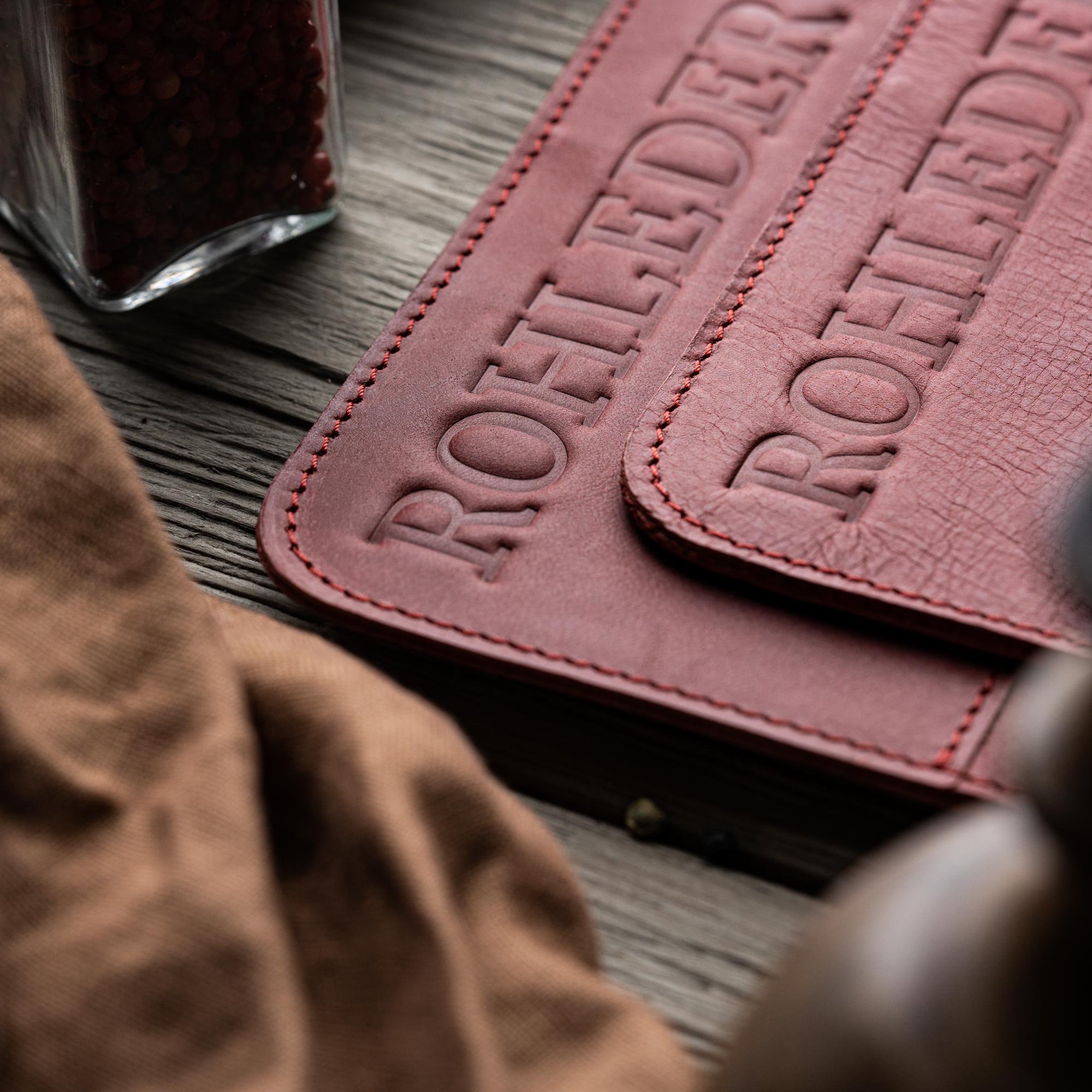 B-Ware Ledertopflappen (2 Stk.)