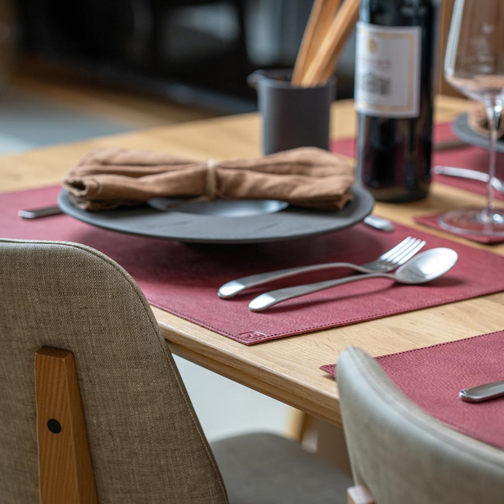 Esszimmerset – 8x Tischsets + 8x Glasuntersetzer